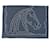Hermès HERMES Cheval Dechaine Cashmere Silk Shawl Blue  ref.1748210