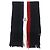 Sciarpa in lana Moncler con logo tricolore e frange
