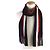 Sciarpa in lana Moncler con logo tricolore e frange - vista 2