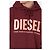 Diesel S-Gir-Hood-Division-Logo Sweatshirt Bordeaux Rosa Baumwolle XL - Ansicht 4