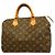 Borsa Louis Vuitton Monogram Speedy 30 Marrone