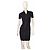 Michael Kors Schwarzes Viskose Strickkleid Bodycon Mini