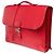 Sac à dépêches Hermès Borsa HERMES Depeches in Pelle Rossa - 102192 Rosso - vista 4