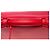 Sac à dépêches Hermès Borsa HERMES Depeches in Pelle Rossa - 102192 Rosso - vista 9