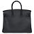 Hermès Sac HERMES Birkin 25 en Cuir Noir - 102176 - vue 4