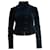 Theory Theorie, Samt-Armeejacke Blau  - Ansicht 1