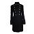 Saint Laurent, décolleté Tribute 16 in suede con lacci Nero