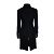Saint Laurent, décolleté Tribute 16 in suede con lacci Nero - vista 2