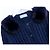 Prada Cashmere-Mink-Kragen-Cardigan Schwarz Marineblau - Ansicht 2