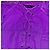 Camicia viola da uomo con lacci e zip laterale, autentica Alexander McQueen degli anni '90. Porpora - vista 2
