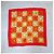 Nina Ricci foulard vintage rosso e dorato in seta D'oro - vista 8