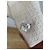 Chanel Tweed-Jacke Größe 38 Beige Aus weiß - Ansicht 5