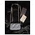 Borsa Fendi Nano Baguette Bianco Blu - vista 3