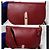 Autre Marque Clutch in pelle Celine con tracolla Vino/Rosa - vista 7