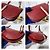 Autre Marque Clutch in pelle Celine con tracolla Vino/Rosa - vista 9