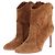 BA&SH Botas de tornozelo T.EU 38 Camurça