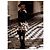 Chanel Ikonische CC-Weizen-Patch-Veloursjacke Schwarz - vista 11
