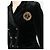 Chanel Ikonische CC-Weizen-Patch-Veloursjacke Schwarz - Ansicht 4