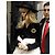Chanel Ikonische CC-Weizen-Patch-Veloursjacke Schwarz - vista 7
