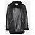 Acne Velocity Lammfelljacke schwarz