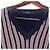 Authentischer Gucci Tom Ford Merinowoll-Web-Pullover Rot Blau - Ansicht 3