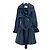 Abrigo trench acampanado Corsage Lanvin Primavera 2005 FR46/UK18 Azul