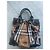 Borsa a mano Burberry in pelle nera Nero - vista 2