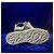 Sneakers Oversized Alexander McQueen Donna 38 Argento Bianco Turchese - vista 5