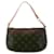 Louis Vuitton Monogram Pochette Accessory Handbag Brown Leather Plastic  ref.1751410