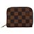Monedero Zippy Damier Louis Vuitton Castaño