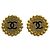 Orecchini a clip placcati in oro Chanel Coco Mark D'oro