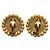 Orecchini a clip placcati in oro Chanel Coco Mark D'oro - vista 2