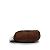 Chanel, borsa tote in suede marrone con logo CC e nappina - vista 5