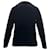 Iris & Ink Pullover mit V-Ausschnitt aus schwarzer Wolle - Ansicht 2