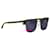 Óculos de sol de plástico Gucci marrom azul  ref.1751764