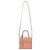 Alaïa Borsa Alaia Leonie in pelle marrone Rosso