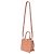 Alaïa Borsa Alaia Leonie in pelle marrone Rosso - vista 3