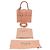 Alaïa Borsa Alaia Leonie in pelle marrone Rosso - vista 7