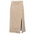 Falda midi de cintura alta Etro en tweed beige