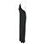 Mono V-Neck con Tirantes de Cadena Ba&Sh en Viscosa Negra Negro - vista 2