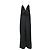 Mono V-Neck con Tirantes de Cadena Ba&Sh en Viscosa Negra Negro - vista 3