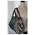 Borsa grande Chanel Nero Argento Monogramma - vista 6