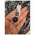 Borsa grande Chanel Nero Argento Monogramma - vista 7
