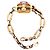 Pulsera Petit Malle Louis Vuitton Dorado Marrón claro