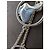 Hermès Reiterhalskette Silber 35" Lange Belcherkette Hufeisen Silberne Hardware Silber Hardware - Ansicht 6