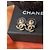 Chanel CC F17V Logo Cristallo GHW Coco Mark Orecchini Mini Classici Scatola D'oro - vista 7