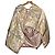 Autre Marque Poncho Vintage Autentico Celine Archive con Catena e Logo Beige