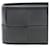 Bottega Veneta Maxi Intrecciato Bi-fold Wallet Black Leather  ref.1753782
