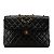 Borsa a Spalla Chanel Matelassé 30 Coco Mark Chain Nero