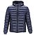 Giacca trapuntata Boss Hugo Boss in nylon blu navy Azul Azul marinho - vista 8